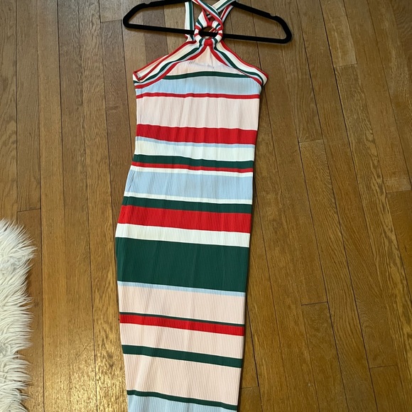 Ted Baker Stretchy Striped Dress - Picture 1 of 2